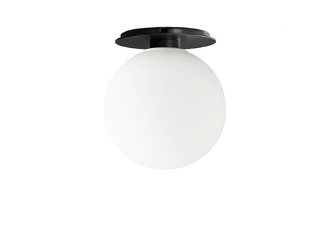 tr bulb ceiling and wall lamp in black by audo copenhagen