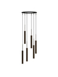 Audo Copenhagen Tubulaire Chandelier in a styled interior
