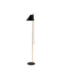 GamFratesi Yuh floor lamp in black and brass for louis poulsen