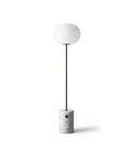 jwda floor lamp in white marble by audo copenhagen