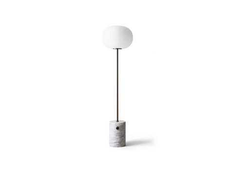 jwda floor lamp in white marble by audo copenhagen