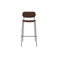 Audo Copenhagen Co Bar Chair, Upholstered, Fully Upholstered in Audo Bouclé 07, packshot on white