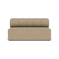 Audo Copenhagen Eave Seamline Modular Sofa, Straight Modules, 34" Depth, Open Section 68" in Audo Bouclé 02, packshot on white