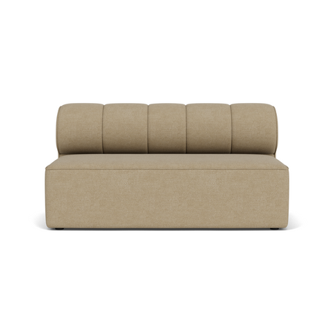 Audo Copenhagen Eave Seamline Modular Sofa, Straight Modules, 34" Depth, Open Section 68" in Audo Bouclé 02, packshot on white