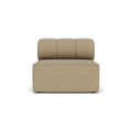 Audo Copenhagen Eave Seamline Modular Sofa, Straight Modules, 34" Depth, Open Section 34" in Audo Bouclé 02, packshot on white