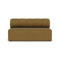 Audo Copenhagen Eave Seamline Modular Sofa, Straight Modules, 34" Depth, Open Section 68" in Audo Bouclé 06, packshot on white