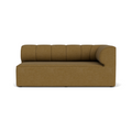 Audo Copenhagen Eave Seamline Modular Sofa, Straight Modules, 34" Depth, Right Corner 68" in Audo Bouclé 06, packshot on white