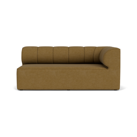 Audo Copenhagen Eave Seamline Modular Sofa, Straight Modules, 34" Depth, Right Corner 68" in Audo Bouclé 06, packshot on white