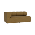 Audo Copenhagen Eave Seamline Modular Sofa, Straight Modules, 34" Depth, Left Corner 68" in Audo Bouclé 06, packshot on white