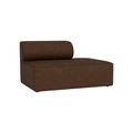Audo Copenhagen Eave Sectional, 34" Depth, Chaise Modules, Right Open End in Audo Bouclé 07, packshot on white