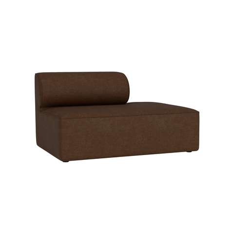 Audo Copenhagen Eave Sectional, 34" Depth, Chaise Modules, Right Open End in Audo Bouclé 07, packshot on white