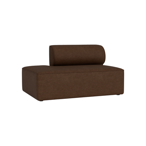 Audo Copenhagen Eave Sectional, 34" Depth, Chaise Modules, Left Open End in Audo Bouclé 07, packshot on white