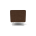 Audo Copenhagen Eave Dining Sofa, Corner, 30", Left Corner in Audo Bouclé 07, packshot on white