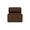 Audo Copenhagen Eave Sectional, 34" Depth, Standard Modules, Open Section in Audo Bouclé 07, packshot on white