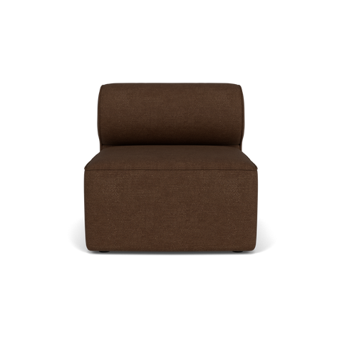 Audo Copenhagen Eave Sectional, 34" Depth, Standard Modules, Open Section in Audo Bouclé 07, packshot on white