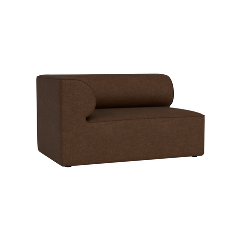 Audo Copenhagen Eave Sectional, 34" Depth, Standard Modules, Left Corner, 51" in Audo Bouclé 07, packshot on white