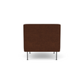 Audo Copenhagen Eave Dining Sofa, Open Section 32" in Audo Bouclé 08, packshot on white