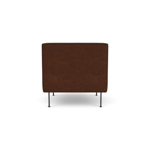 Audo Copenhagen Eave Dining Sofa, Open Section 32" in Audo Bouclé 08, packshot on white