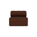 Audo Copenhagen Eave Seamline Modular Sofa, Straight Modules, 34" Depth, Open Section 34" in Audo Bouclé 08, packshot on white