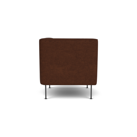 Audo Copenhagen Eave Dining Sofa, Corner, 30", Right Corner in Audo Bouclé 08, packshot on white