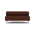 Audo Copenhagen Eave Dining Sofa, Open Section 65" in Audo Bouclé 08, packshot on white