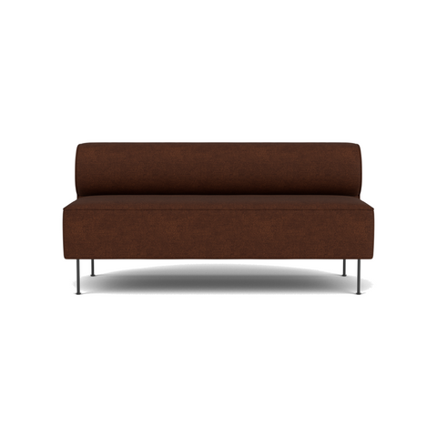 Audo Copenhagen Eave Dining Sofa, Open Section 65" in Audo Bouclé 08, packshot on white
