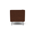Audo Copenhagen Eave Dining Sofa, Corner, 30", Left Corner in Audo Bouclé 08, packshot on white