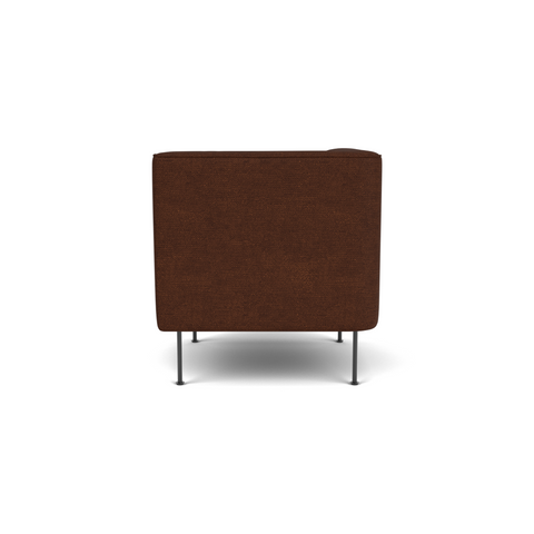 Audo Copenhagen Eave Dining Sofa, Corner, 30", Left Corner in Audo Bouclé 08, packshot on white