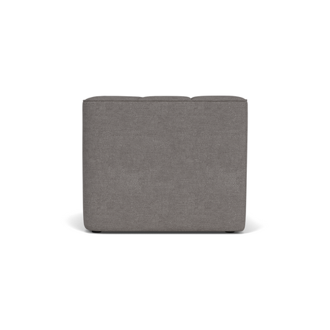 Audo Copenhagen Eave Seamline Modular Sofa, Straight Modules, 34" Depth, Right Corner 34" in Audo Bouclé 16, packshot on white