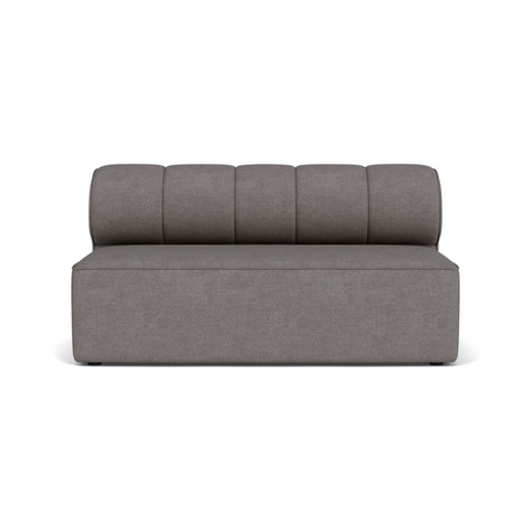 Audo Copenhagen Eave Seamline Modular Sofa, Straight Modules, 34" Depth, Open Section 68" in Audo Bouclé 16, packshot on white