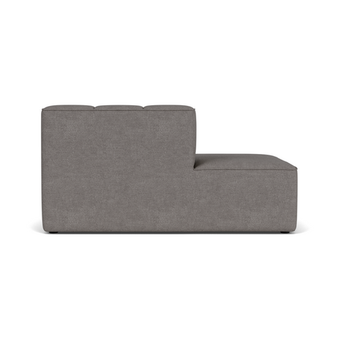 Audo Copenhagen Eave Seamline Modular Sofa, Straight Modules, 34" Depth, Left Open End 56" in Audo Bouclé 16, packshot on white