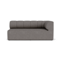 Audo Copenhagen Eave Seamline Modular Sofa, Straight Modules, 34" Depth, Right Corner 68" in Audo Bouclé 16, packshot on white