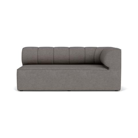 Audo Copenhagen Eave Seamline Modular Sofa, Straight Modules, 34" Depth, Right Corner 68" in Audo Bouclé 16, packshot on white