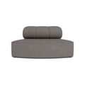 Audo Copenhagen Eave Seamline Modular Sofa, Rounded Modules, 34" Depth, Convex Open Section in Audo Bouclé 16, packshot on white