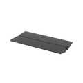 String Furniture Pira Shelf in black grey, 27.6 inch sheet steel shelf, white background packshot