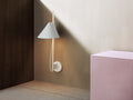 white traditional modern wall lamp with shade 