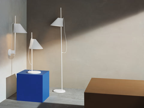 white yuh lamp series by louis poulsen