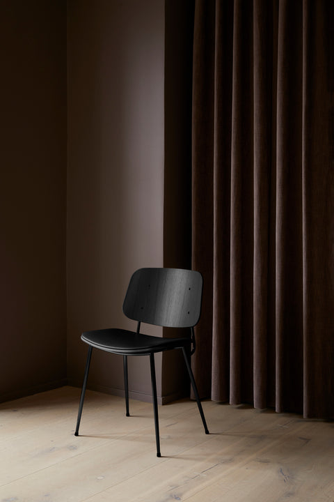 black oak soborg chair designed by borge mogensen for fredericia furniture