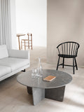 Scandinavian Round Stone Coffee Table