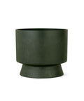 Recycled Flower Pot, Green, 9.4" by Rosendahl