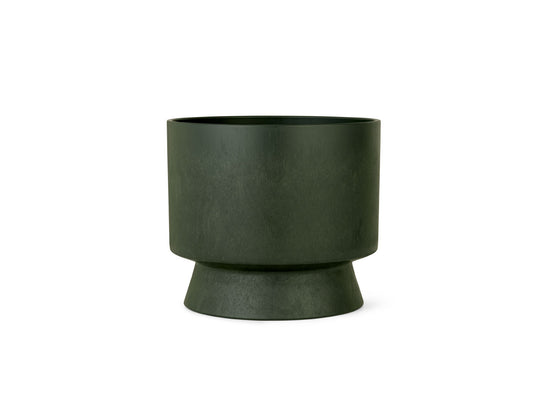Recycled Flower Pot, Green, 9.4" by Rosendahl