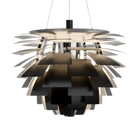 PH Artichoke designed by poul hennginsen for Louis poulsen in black