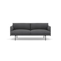 outline 2 seater sofa in remix 163 upholstery by muuto