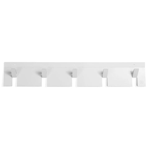 2D:3D Coat Rack by Blu Dot in White Powder Coated Steel