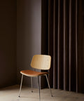 soborg chair design by borge mogensen for fredericia furniture