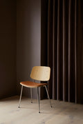 soborg chair design by borge mogensen for fredericia furniture