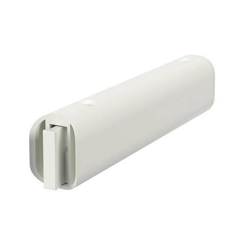 String Furniture Pira Wall Bracket in white, powder coated aluminum pole bracket, white background packshot