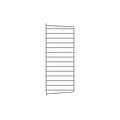 String wall system support in dark brown