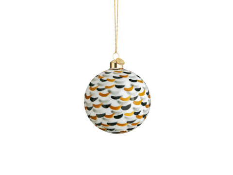 Souvenir Bauble (Green Strokes) by Holmegaard