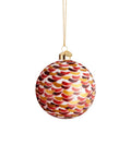 Souvenir Bauble (Red Strokes) by Holmegaard